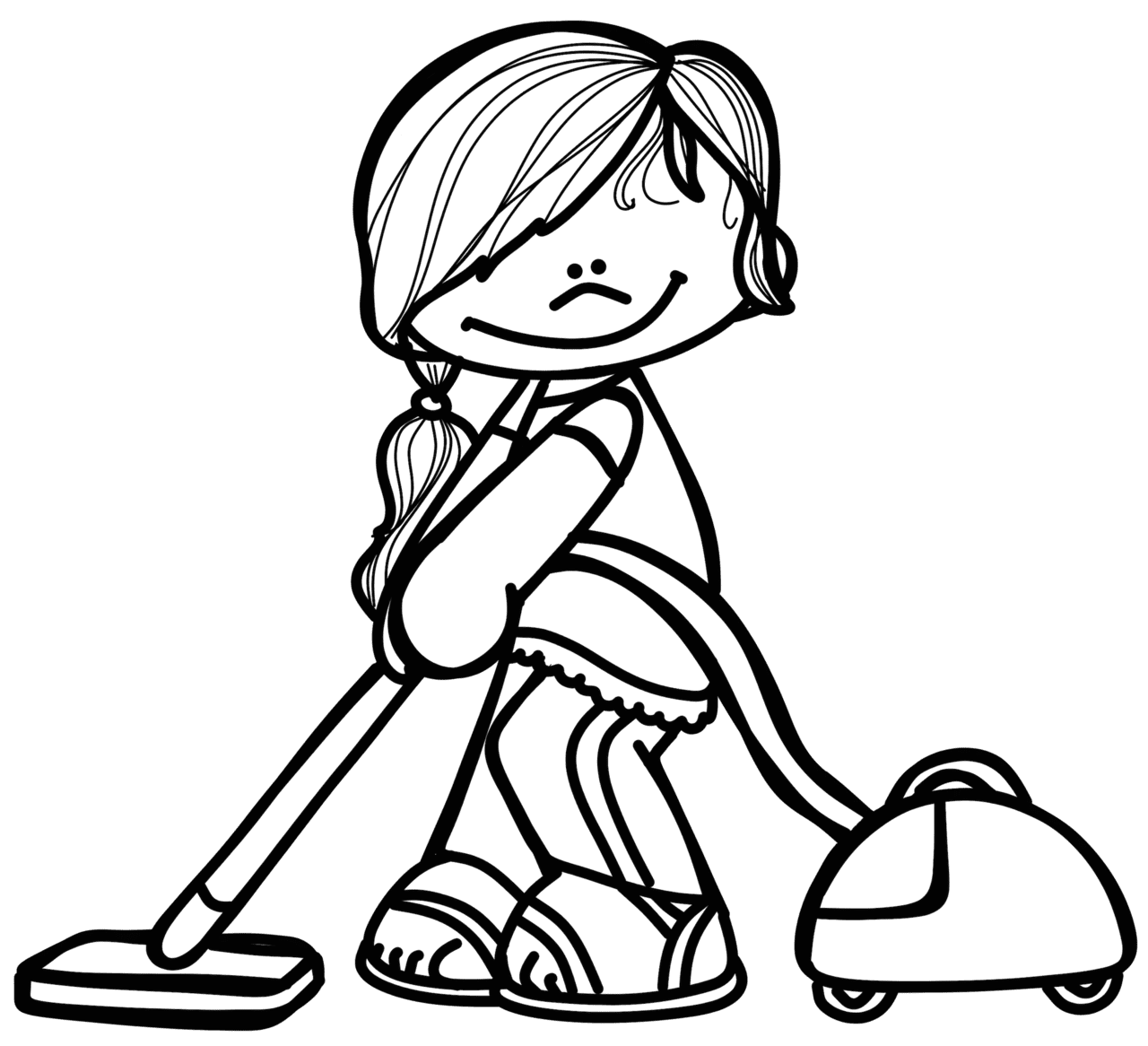 Vacuum pin page clipart picture