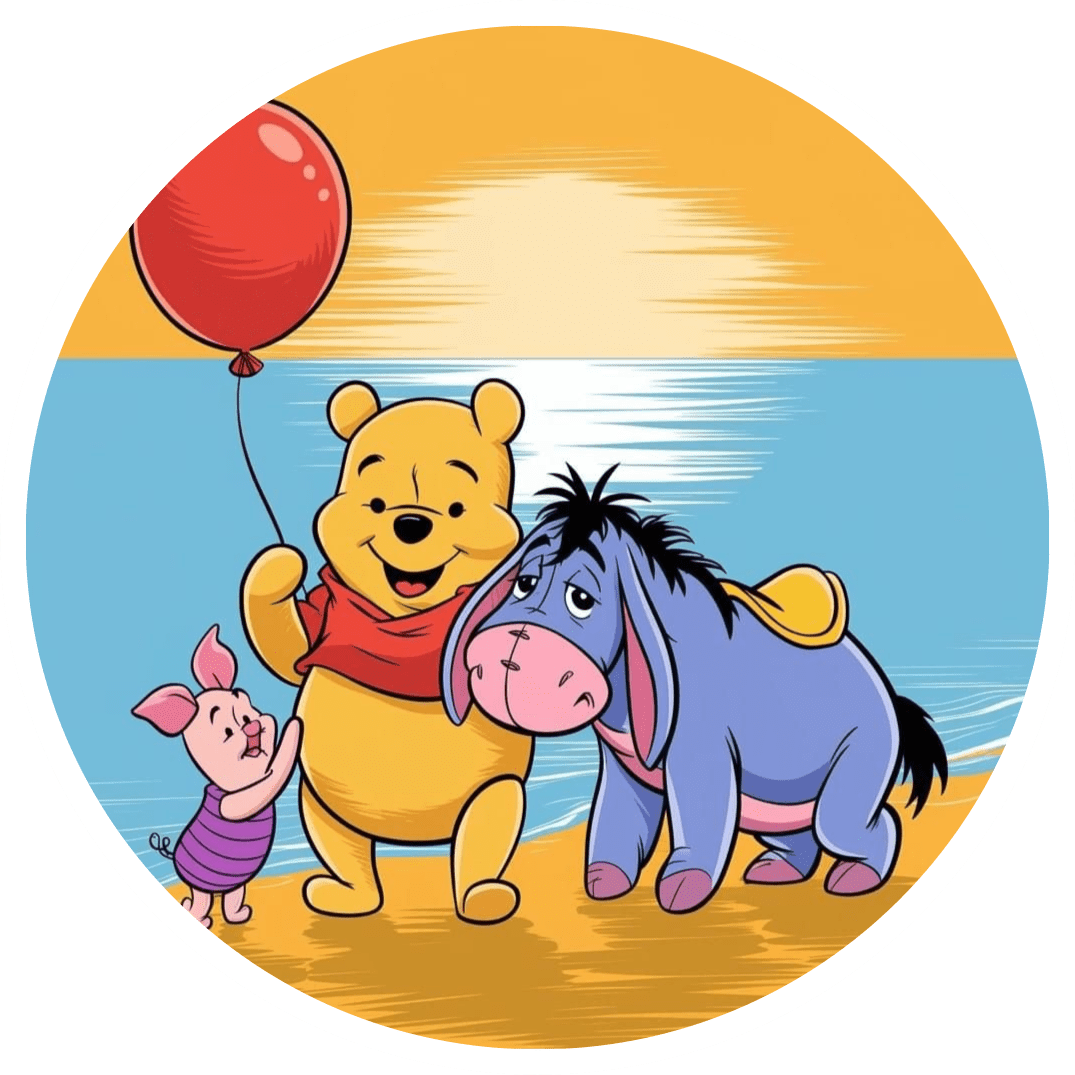 Pooh page clipart transparent