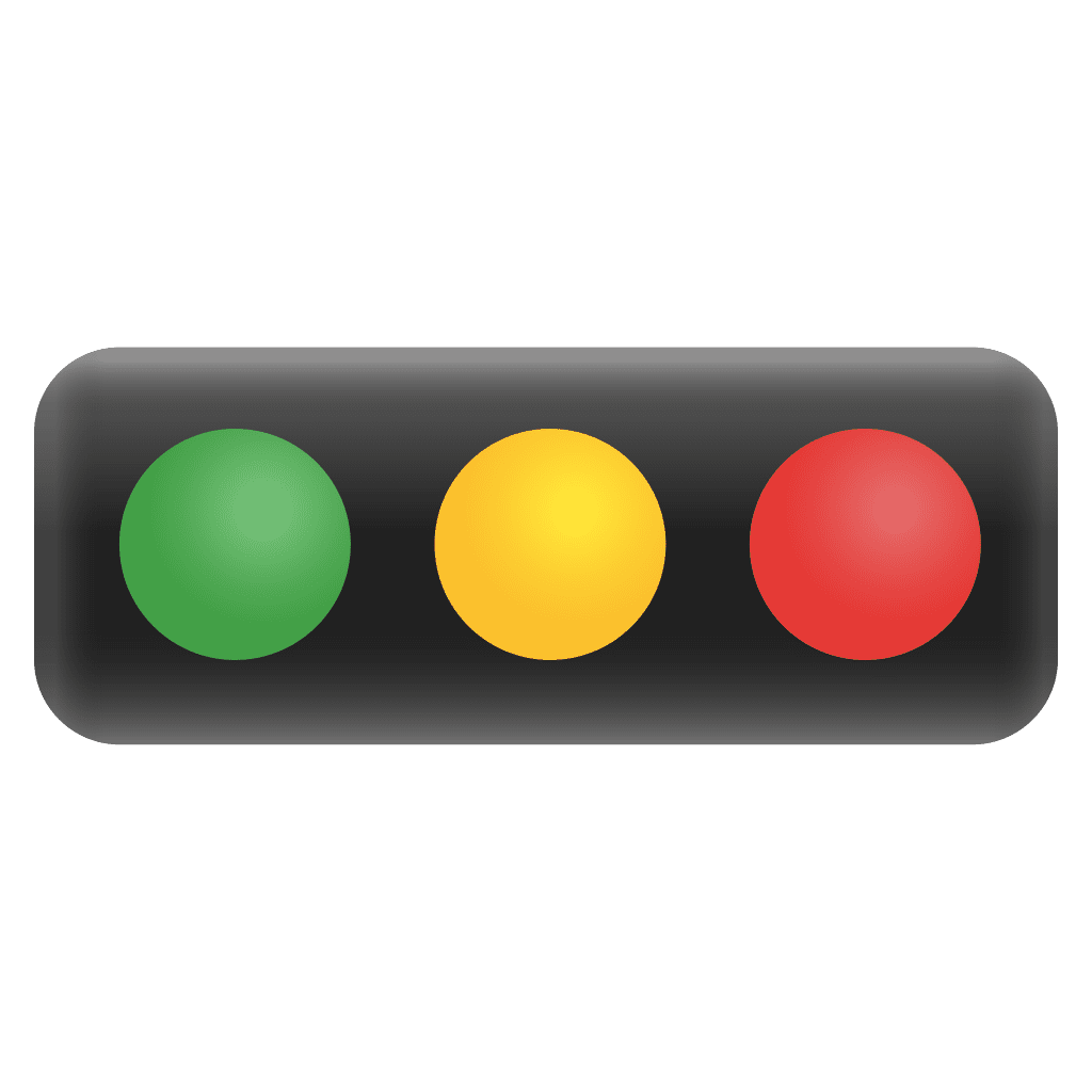 Stoplight horizontal traffic light emoji clipart photo