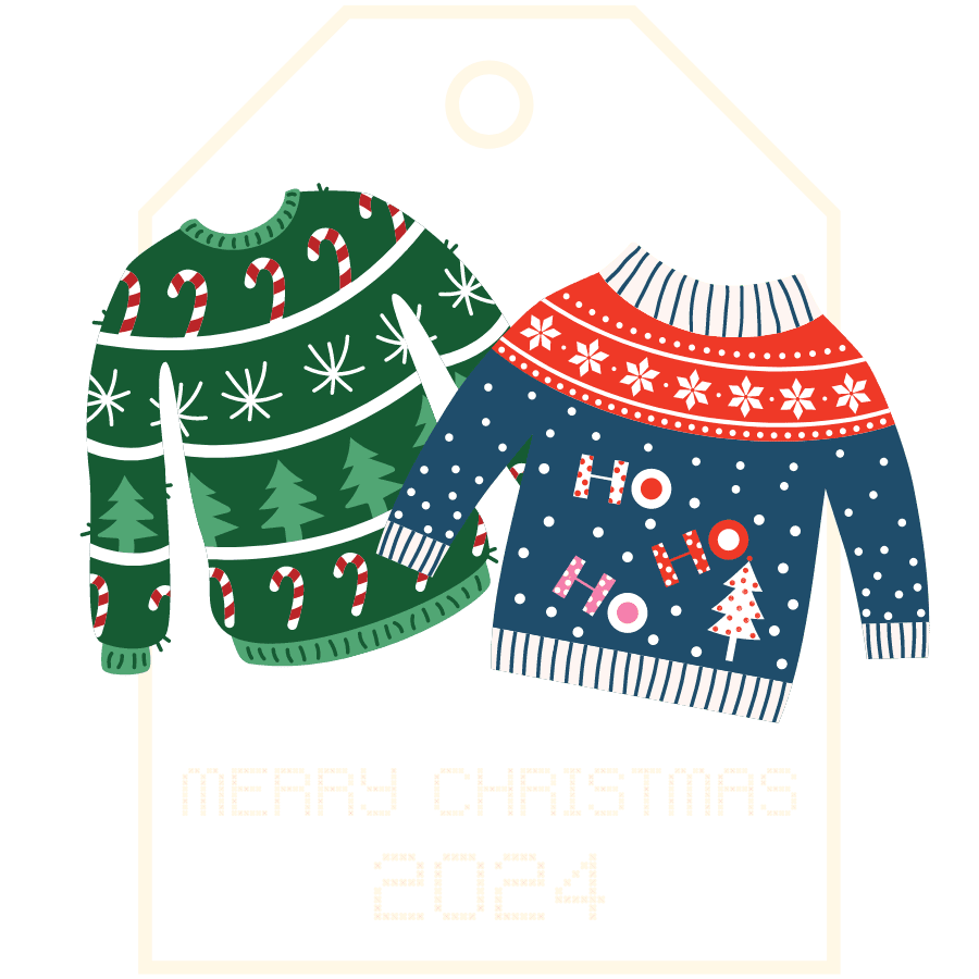 Ugly sweater clipart image