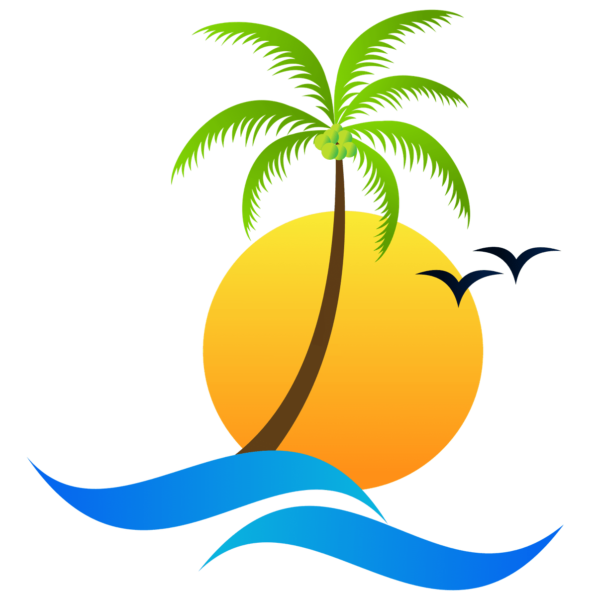 Island page clipart clip art