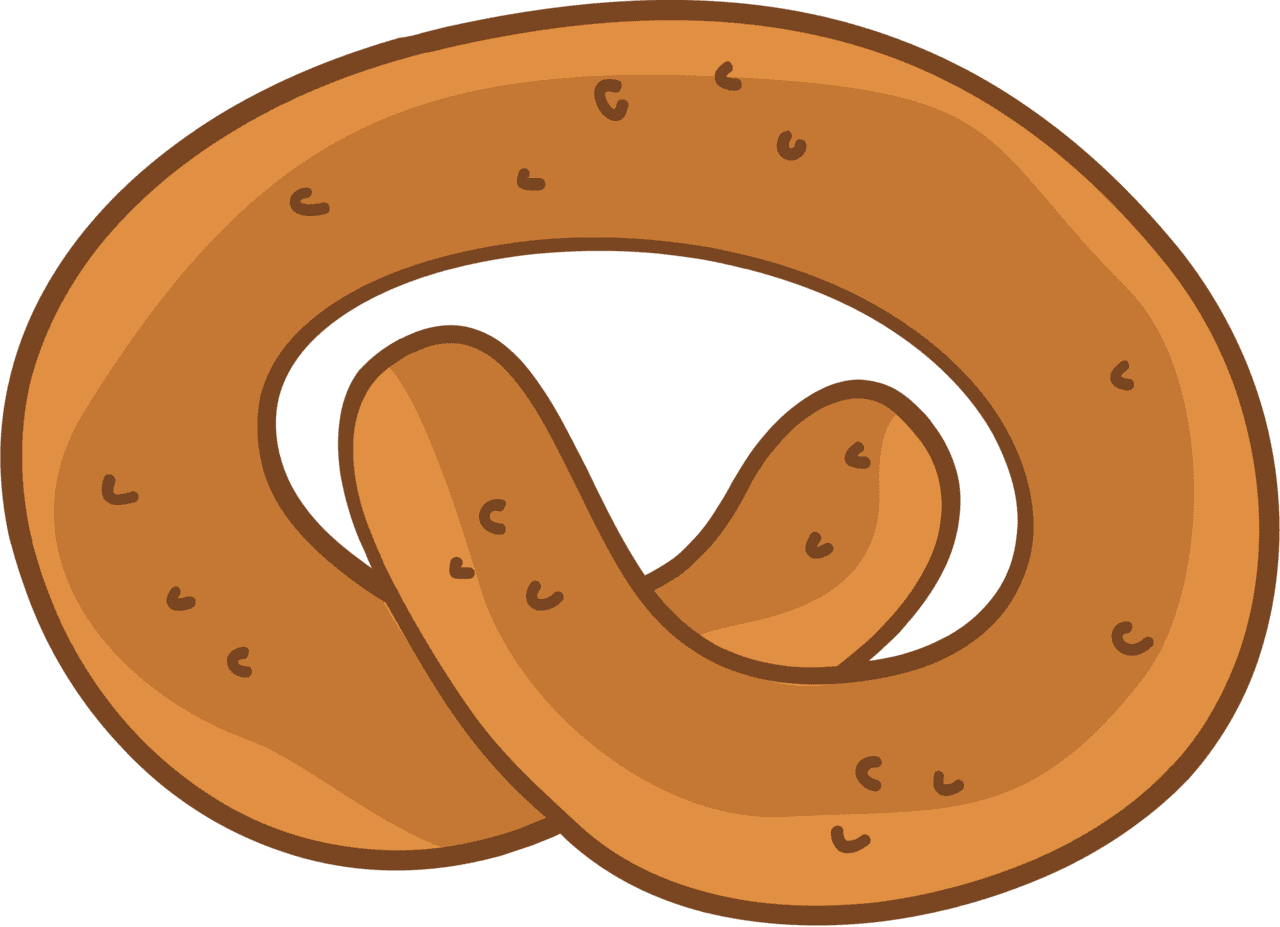 Pretzel vector clipart images 7