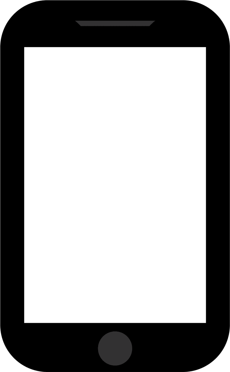 Mobile clipart images iphone frame black