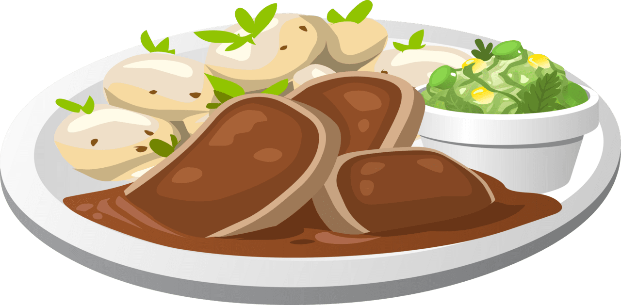 Meat food potians feast clipart background