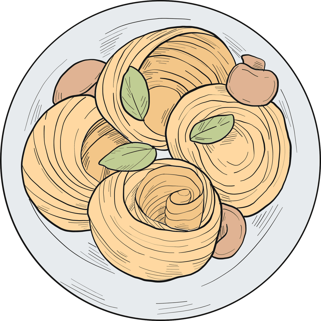 Pasta vector clipart images 3