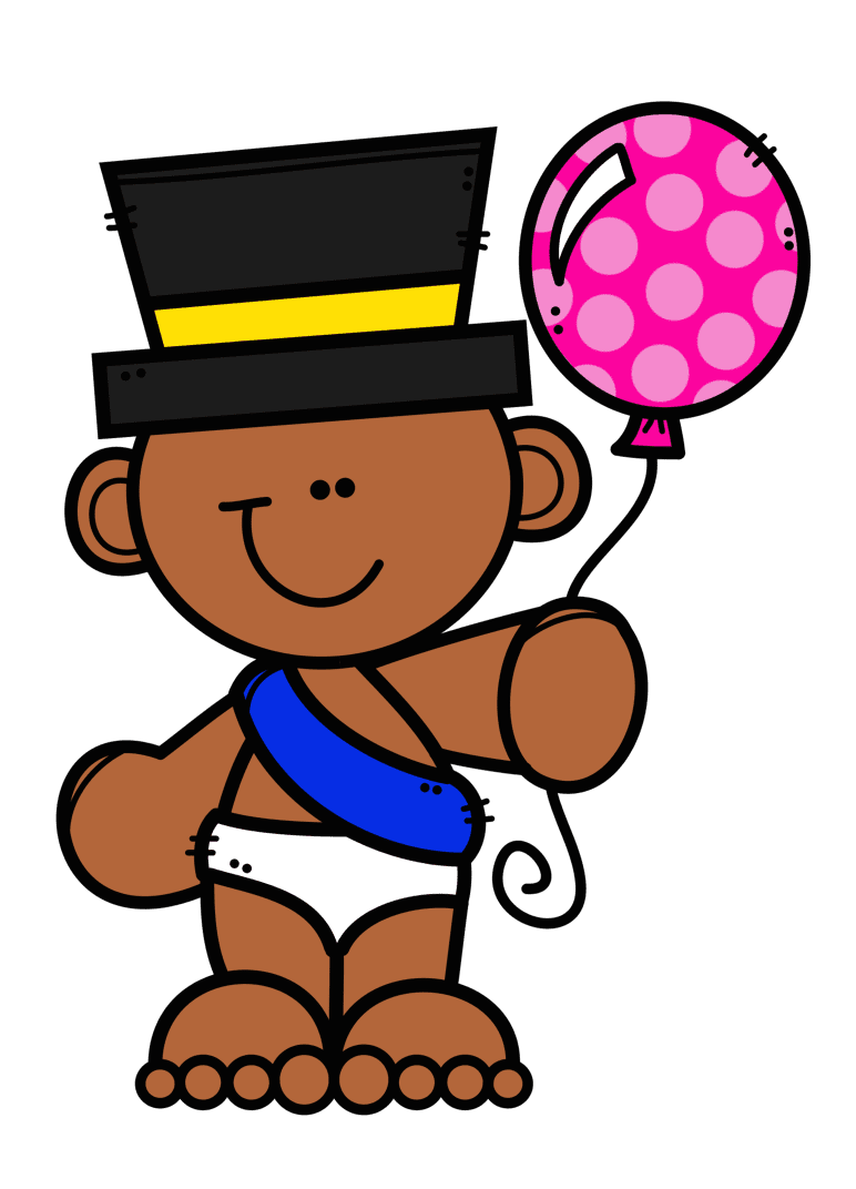 Spring break pin page clipart image