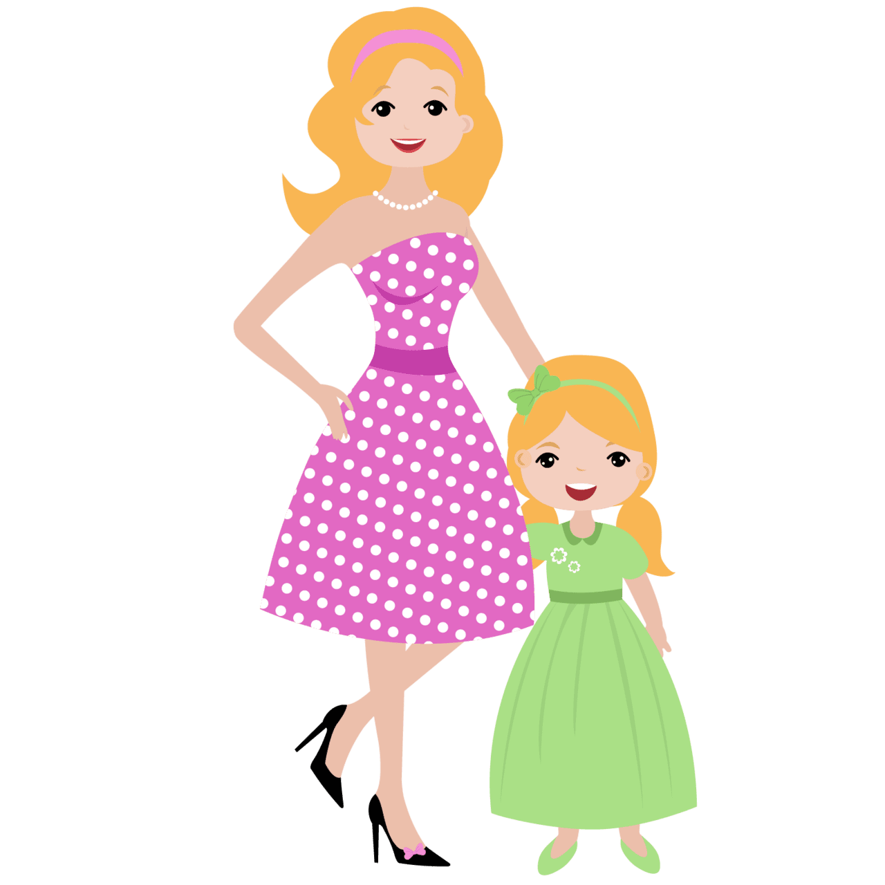 Mother pin page clipart vector