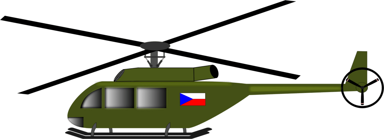 Army helicopter clipart image