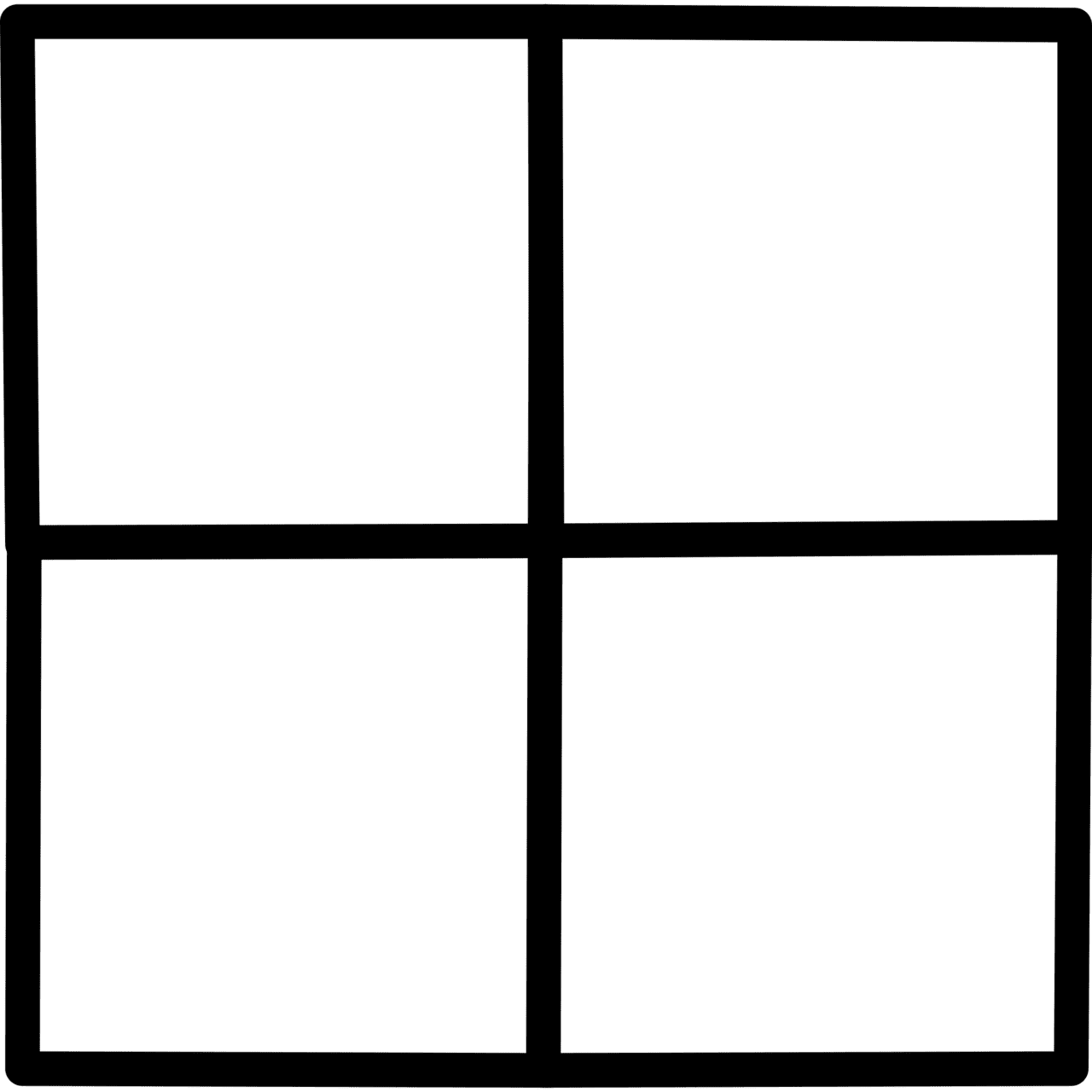 Point square spinner white vector clipart images