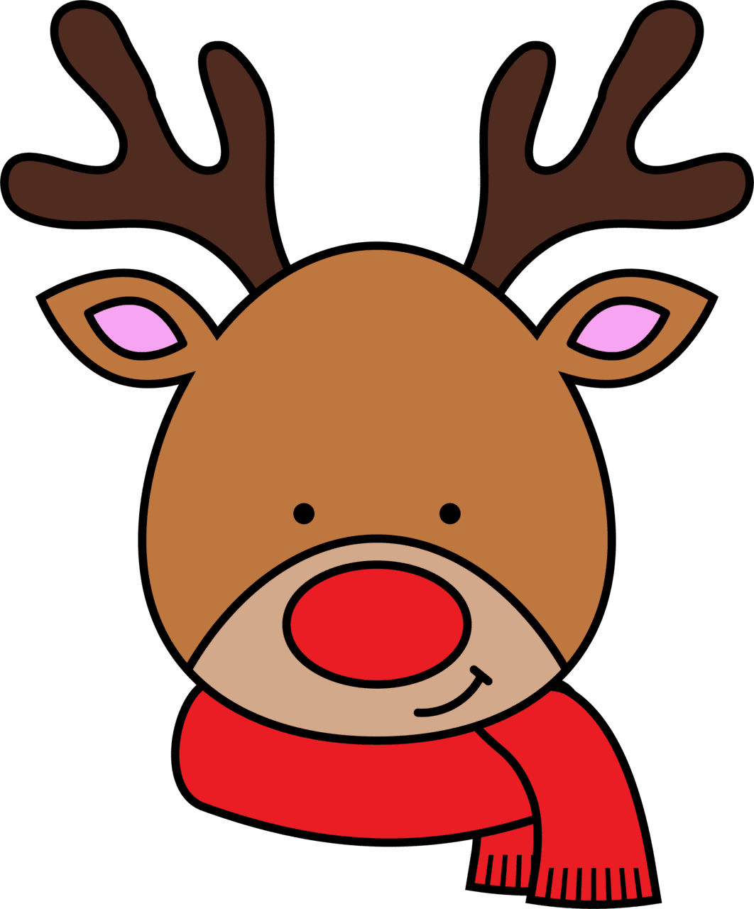 Rudolph pin page clipart background