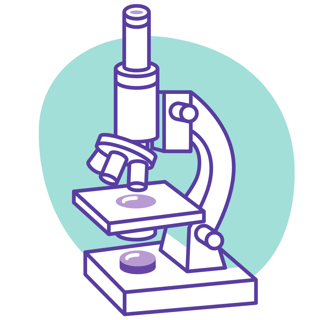 Microscope lab struments science wheel traders clipart logo