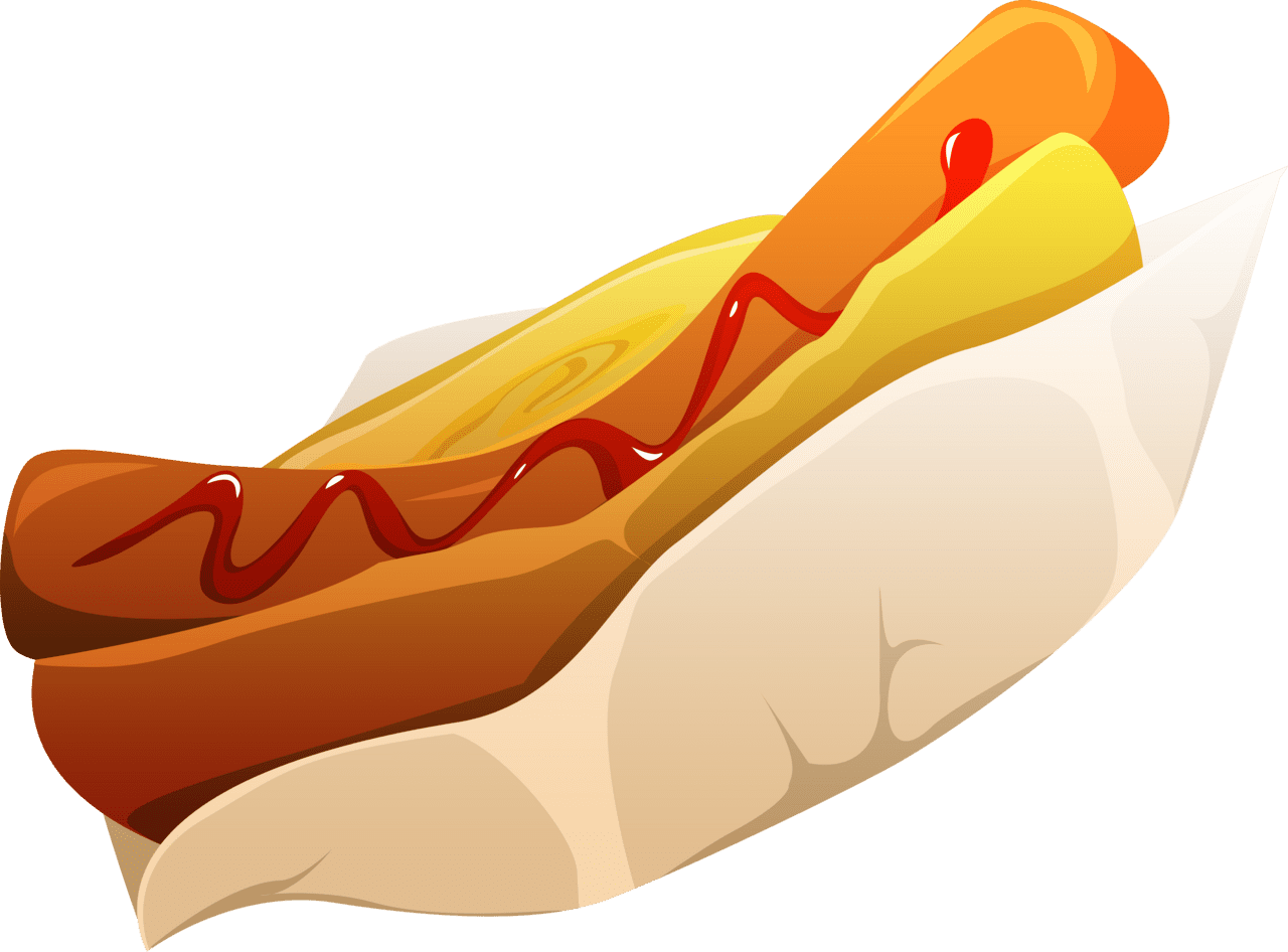 Hotdog hot dog vector clipart images 6