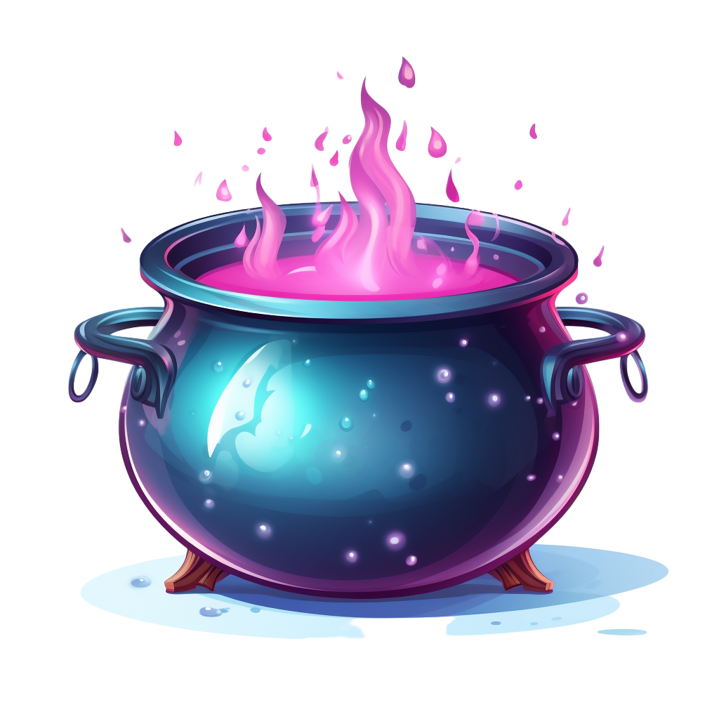 Hocus pocus halloween witches brew cauldron clipart background