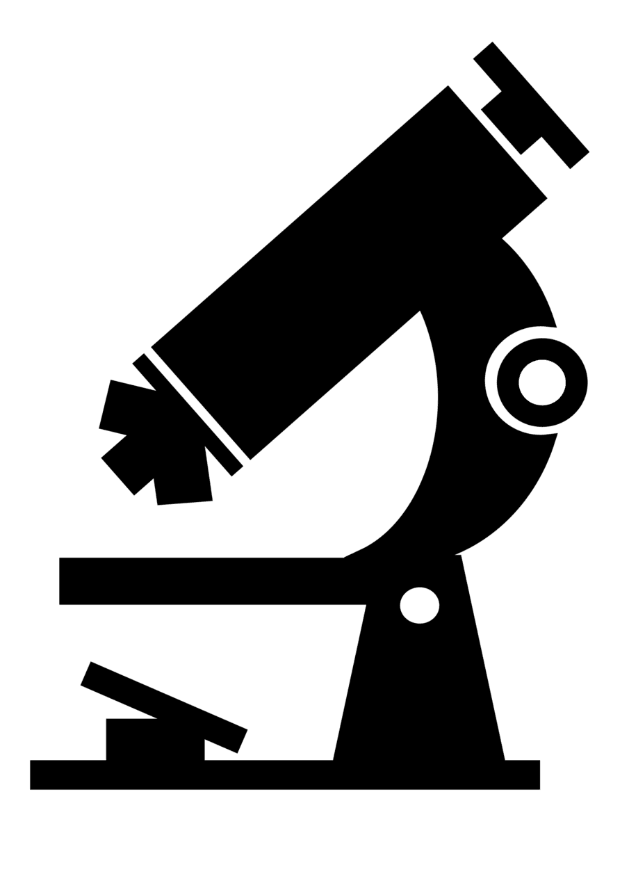 Microscope clipart logo