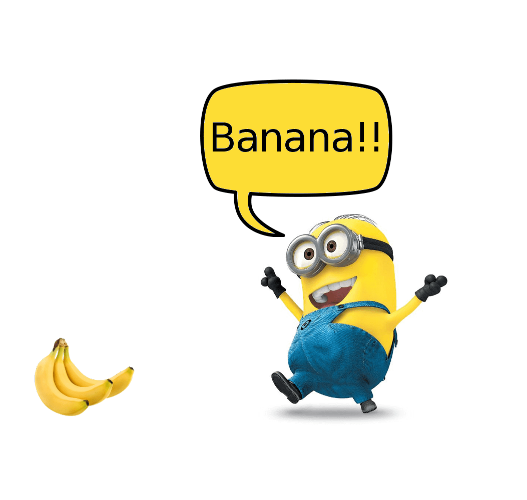 Minion pin page clipart vector 3