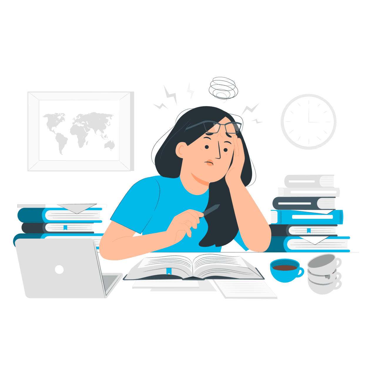 Stress mental health in the workplace guide for hr professionals clipart picture