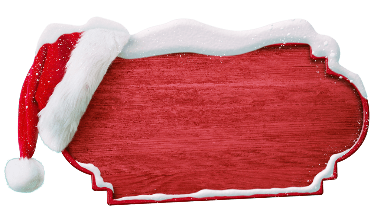 Santa claus hat page clipart vector 3