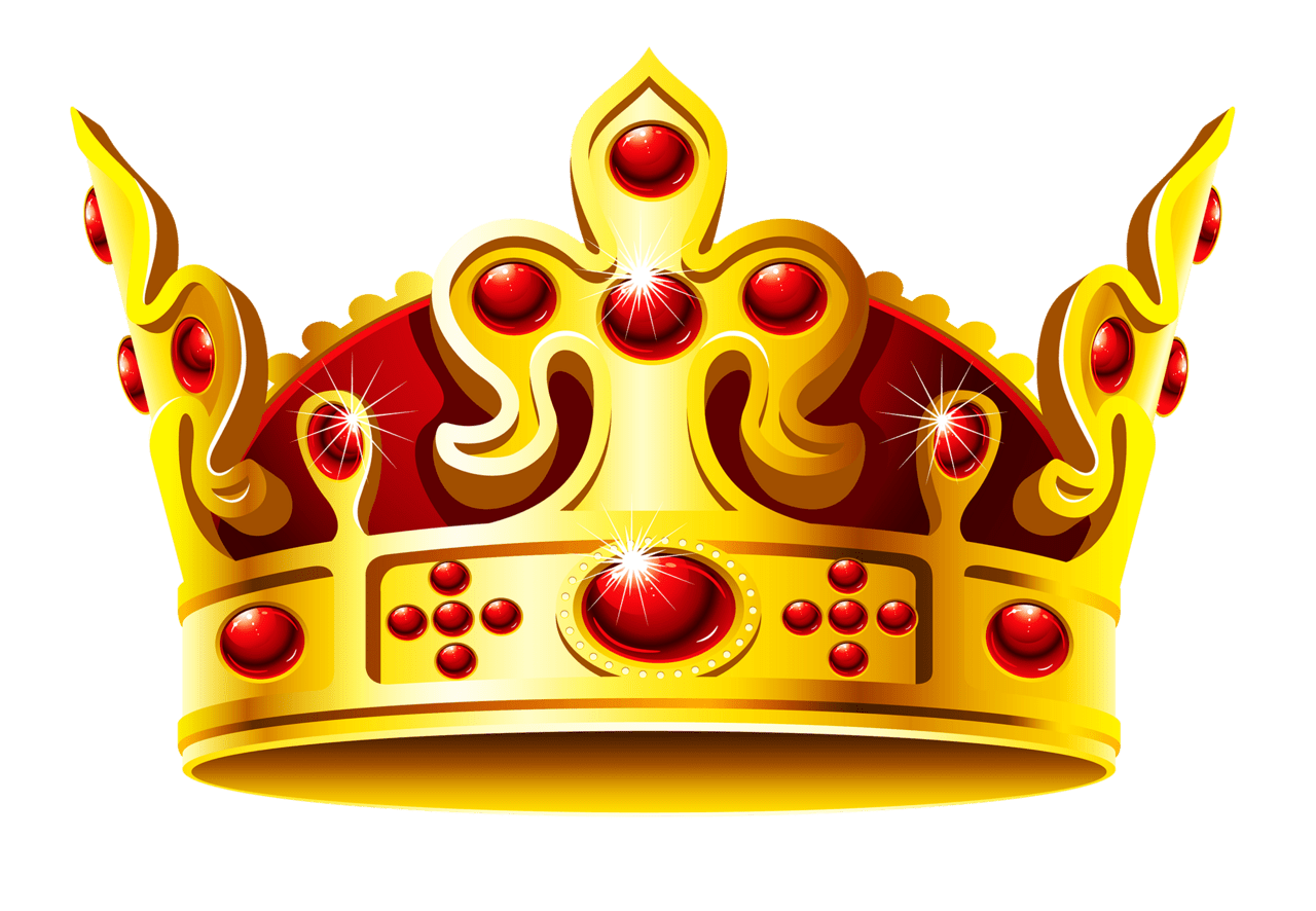 Princess crown coroa dourada clipart picture