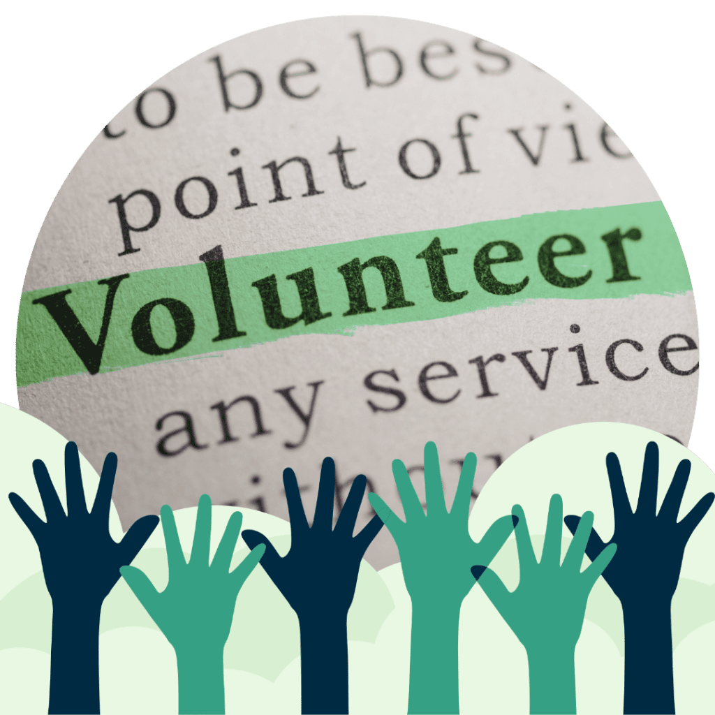 West slope community library active volunteer clipart logo