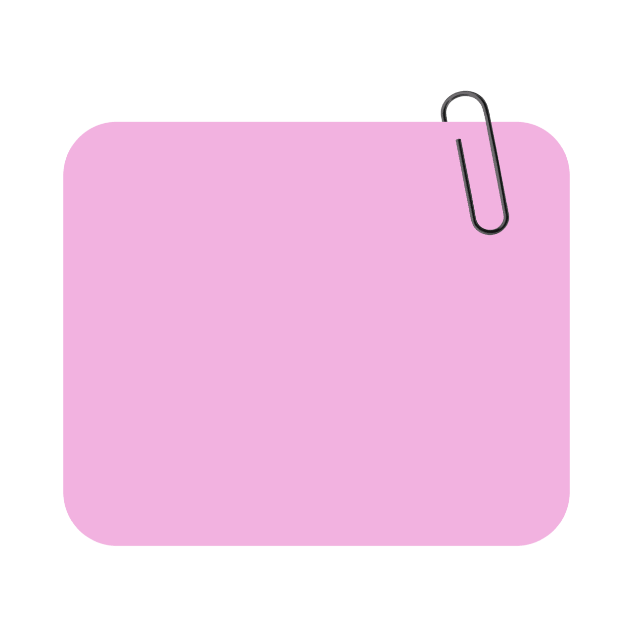 Sticky note pin page clipart clip art