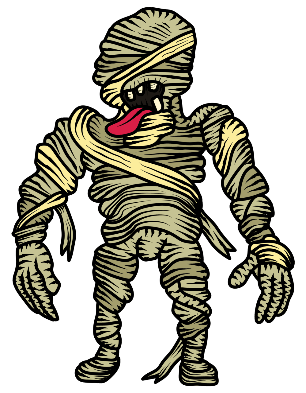 Mummy vector clipart images 4