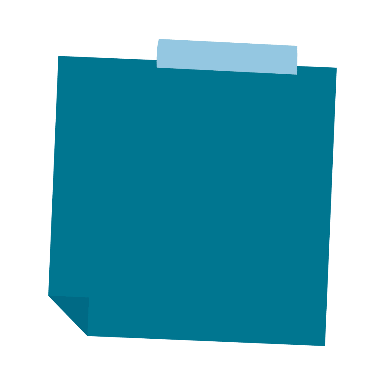 Post it note page clipart logo 2