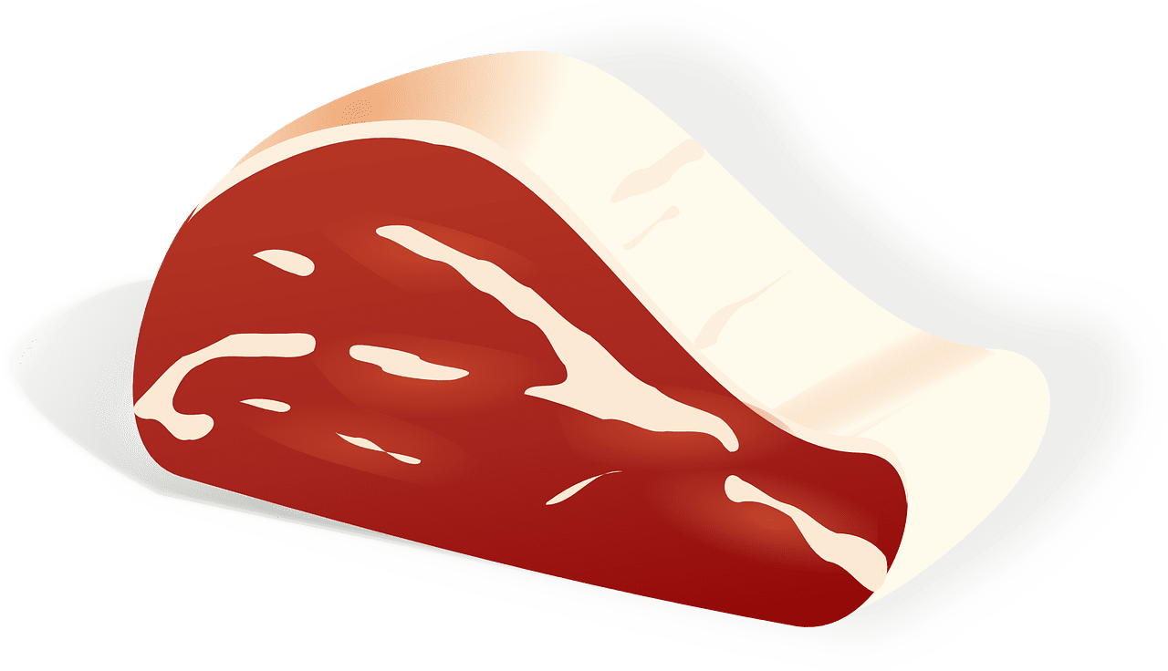 Meat food beef vector graphic clipart