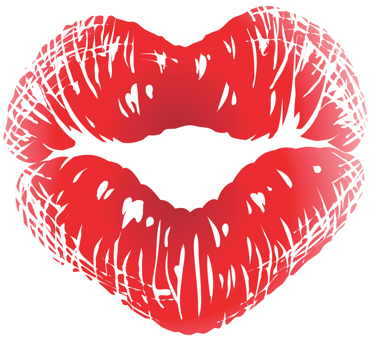 Sweet kiss clipart image