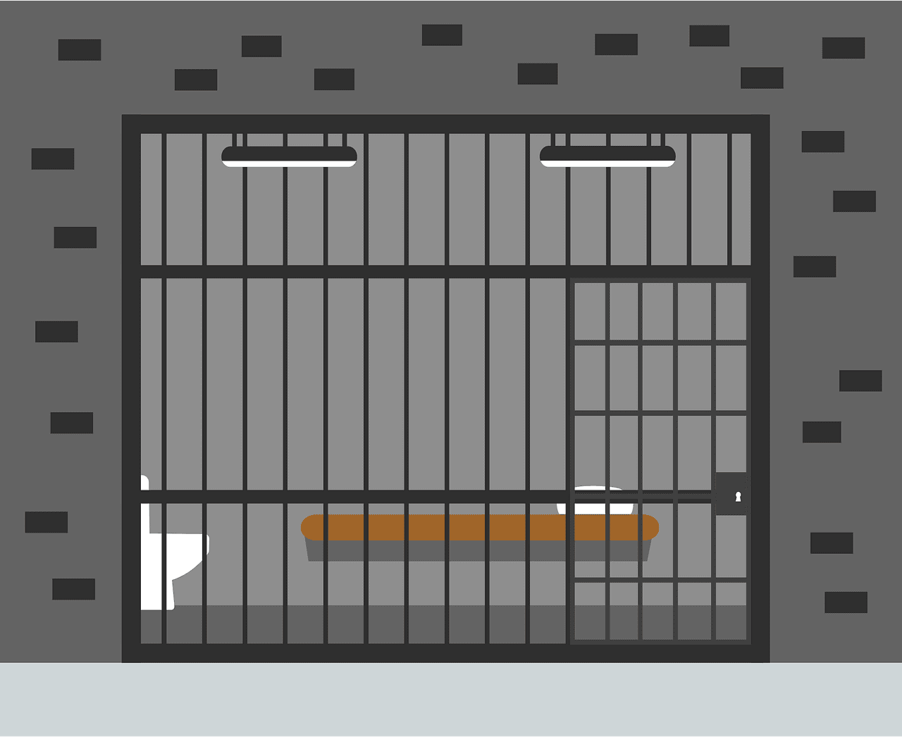 Jail prison vector clipart images 3