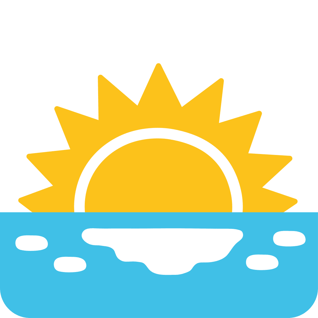 Sunrise oji clipart clip art