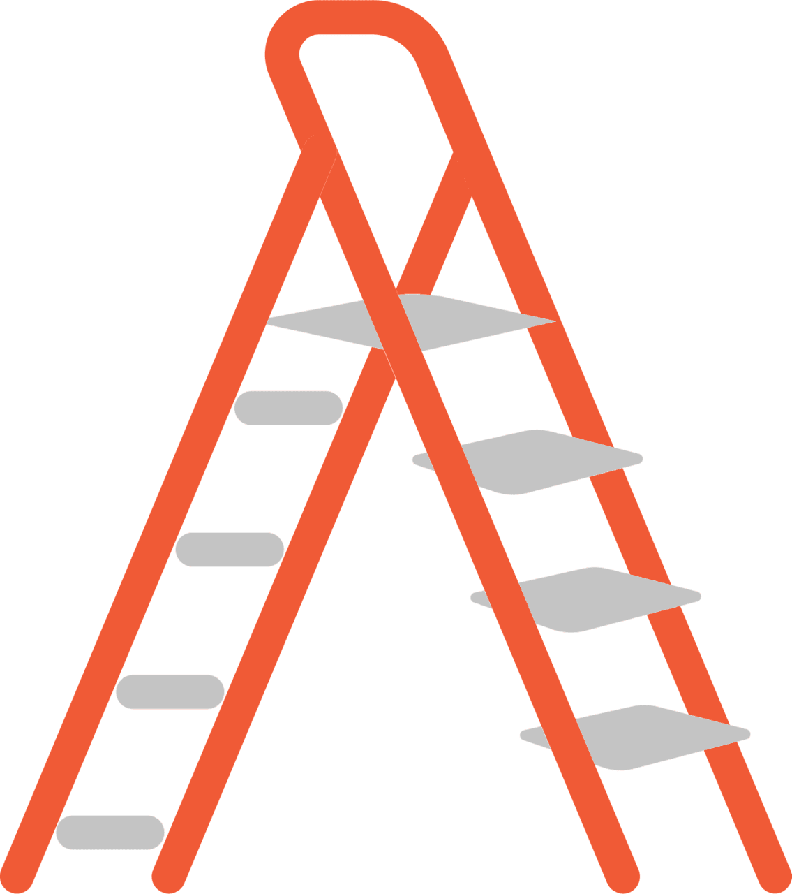 Ladder vector clipart images 5