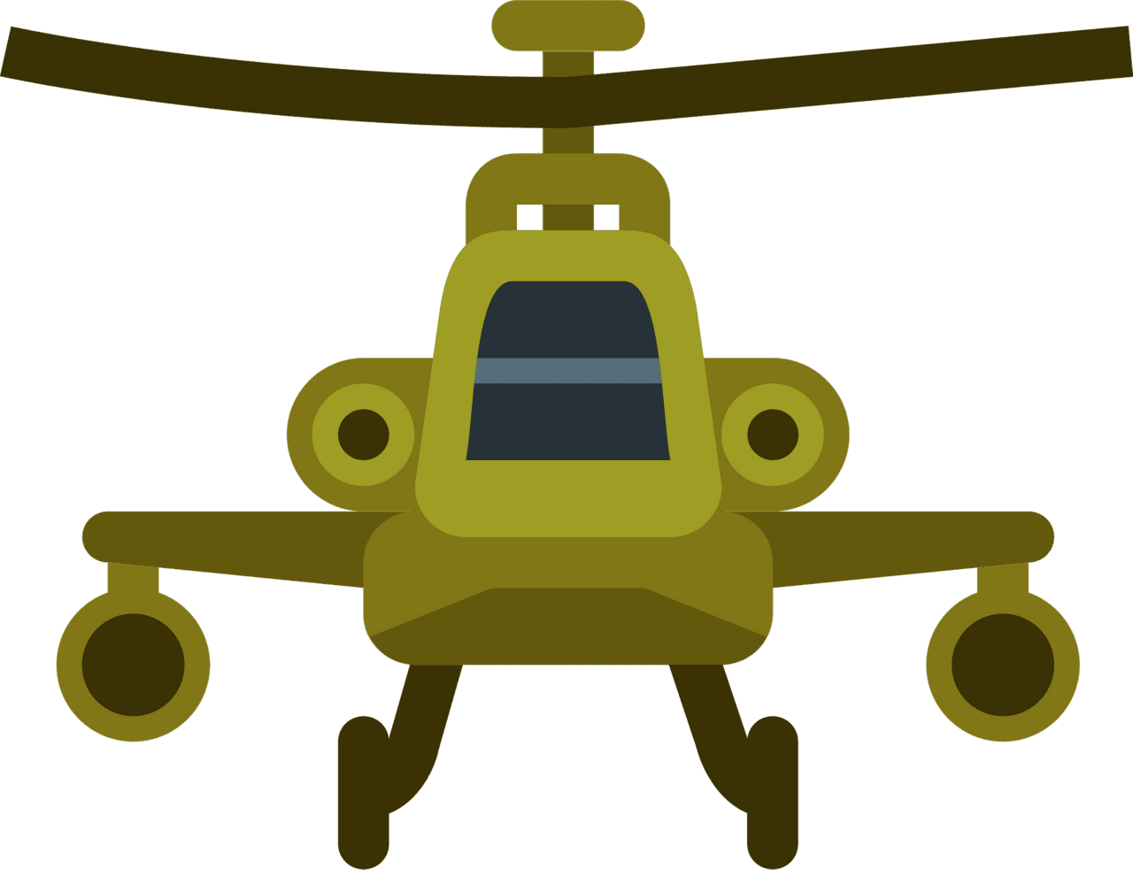 Yellow helicopter vector clipart images