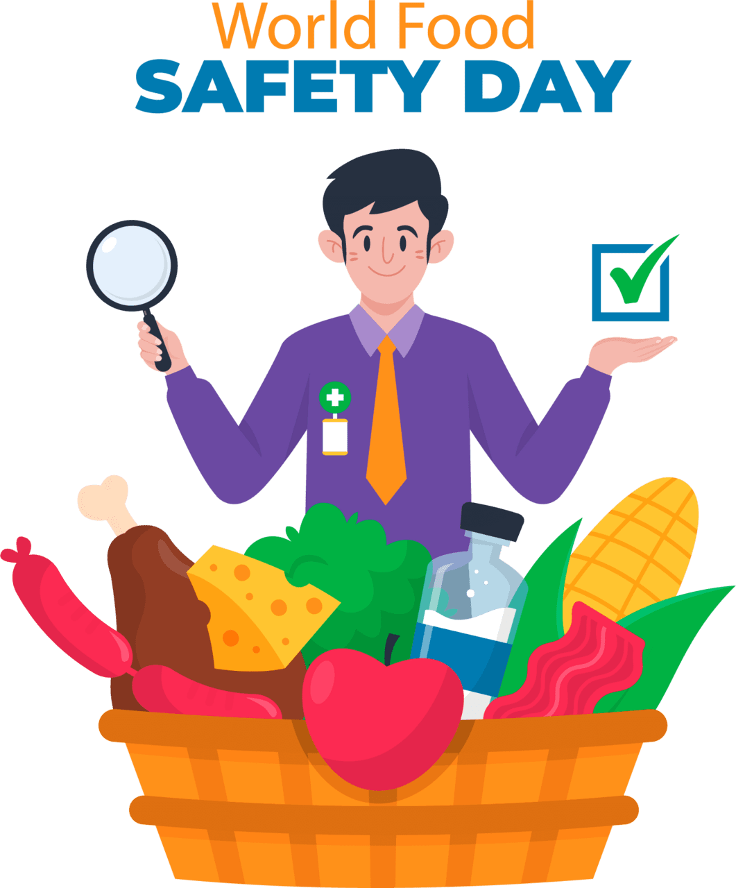 World health food day clipart logo