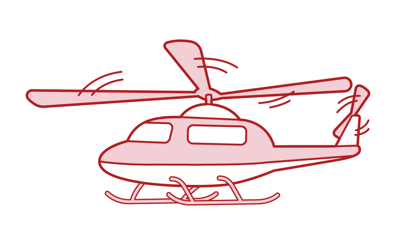 Helicopter clipart vector 2