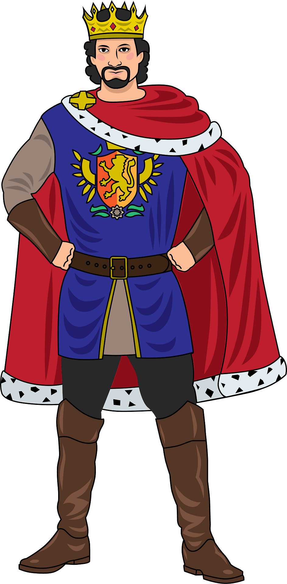 King vector clipart images 2