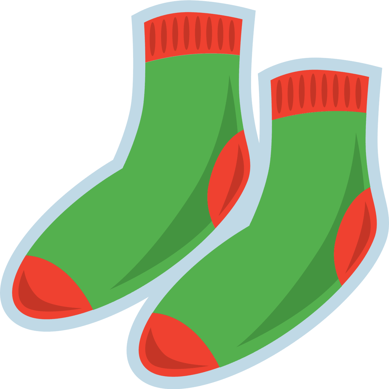 Sock vector clipart images 4