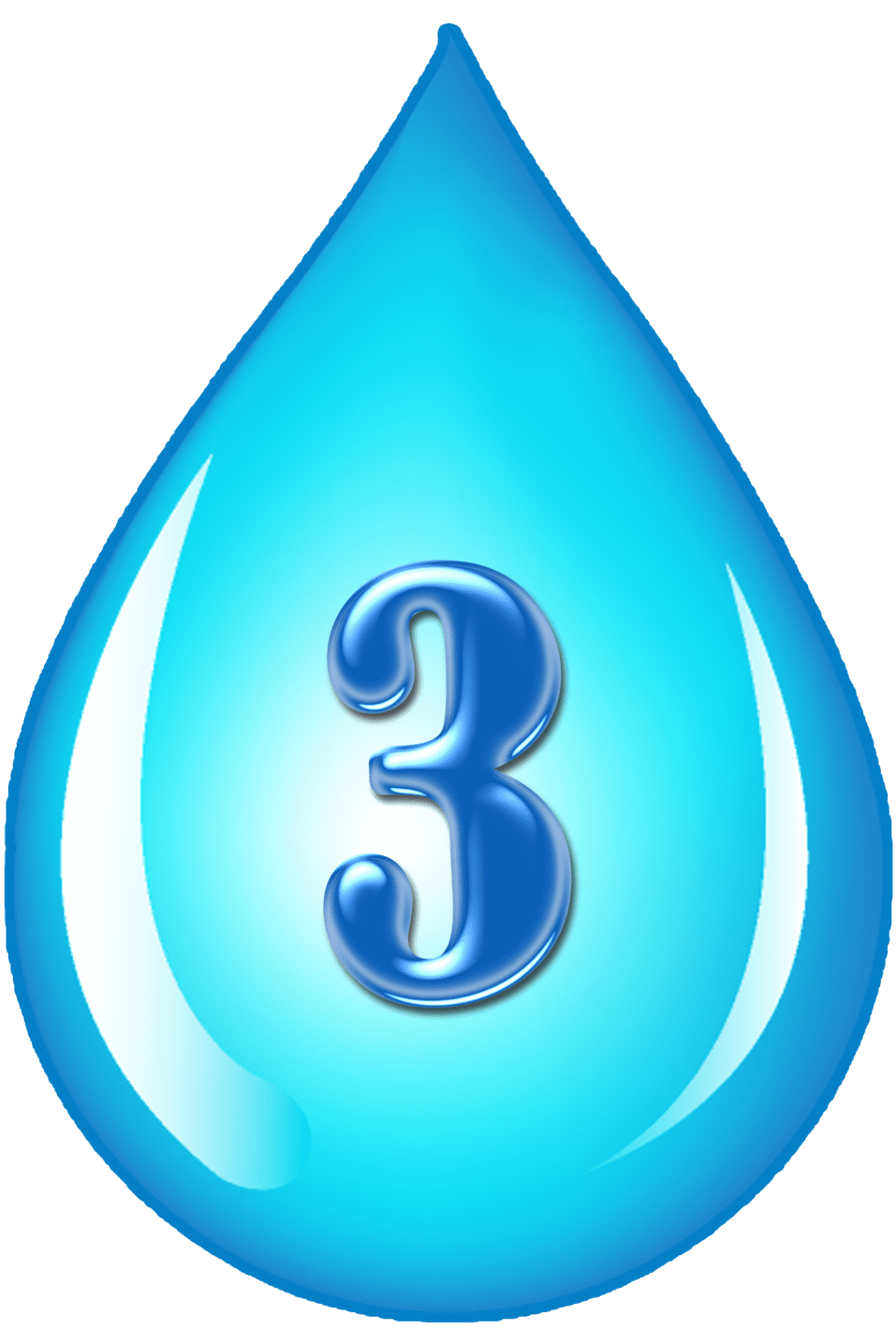 Water drop clipart vector