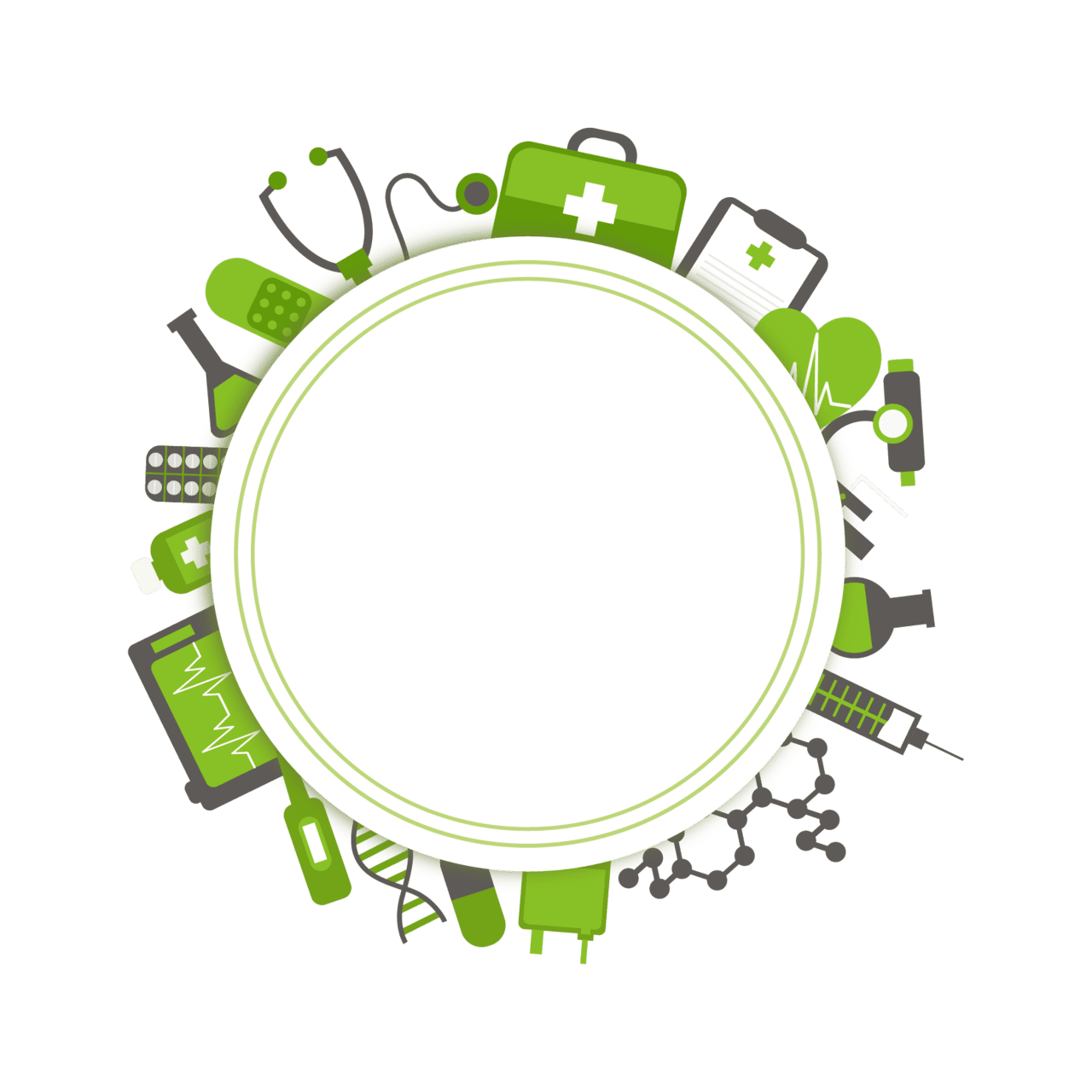 Medical green hd image clipart