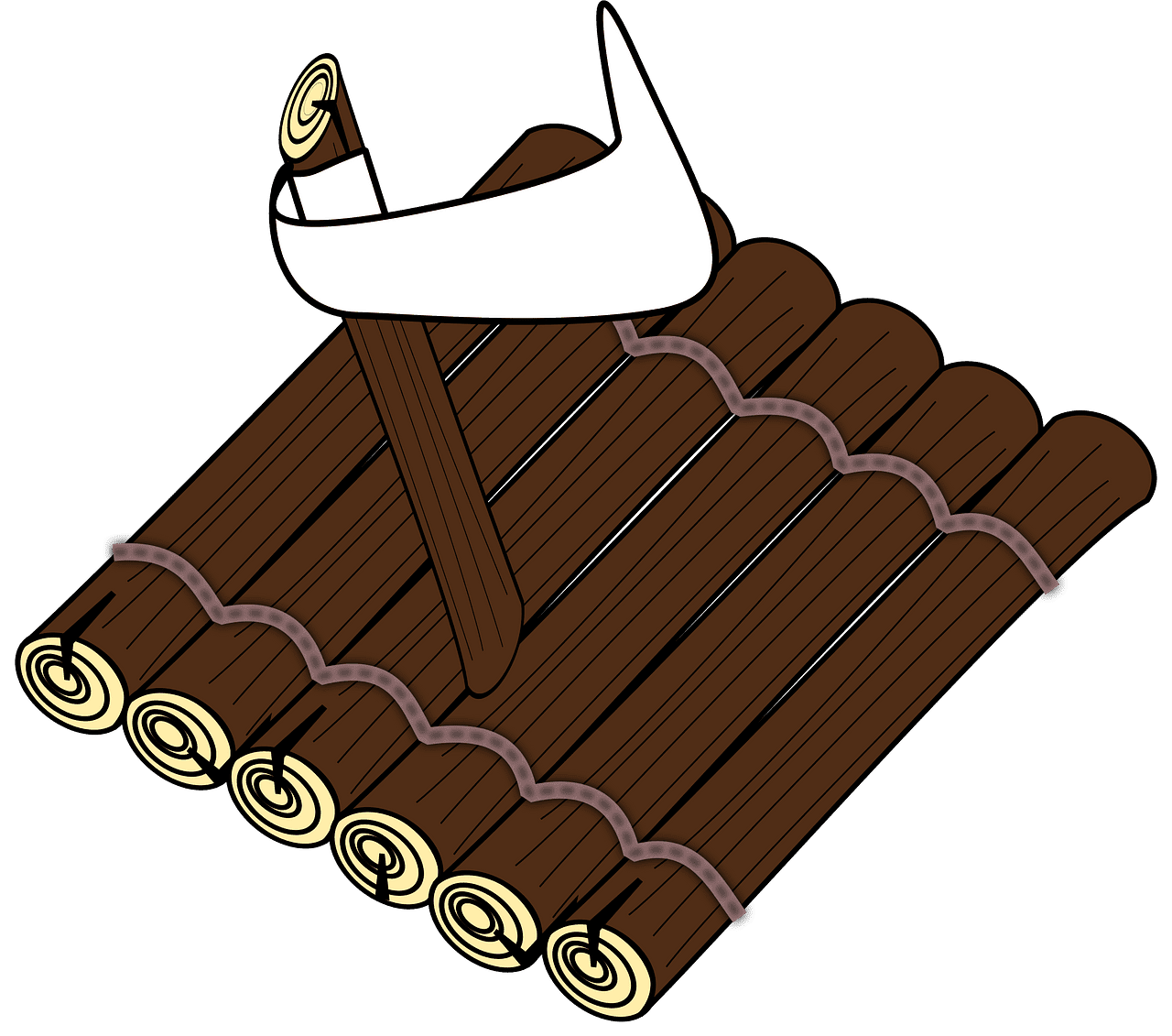 Log vector clipart images 3