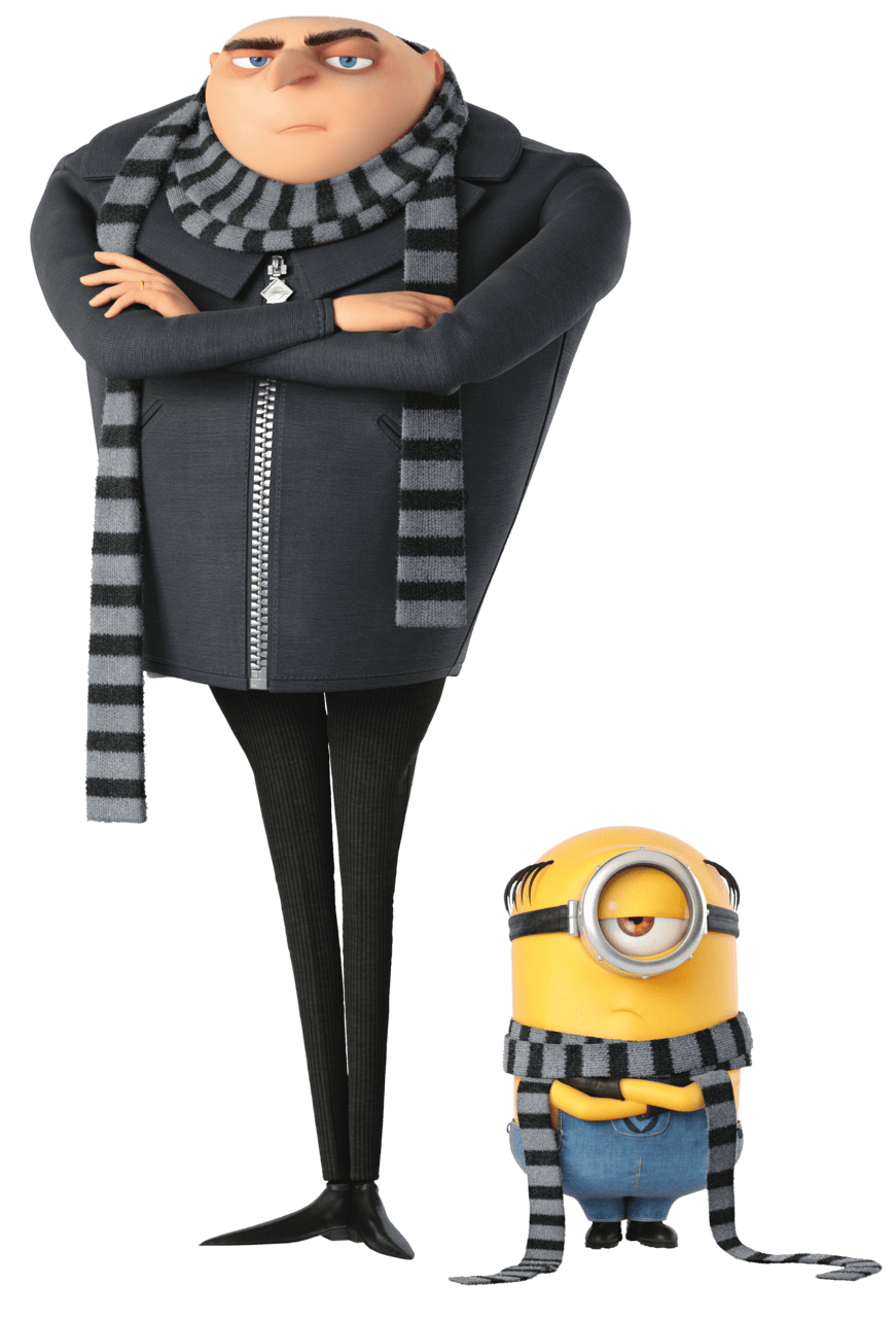 Gru despicable me clipart image and minion