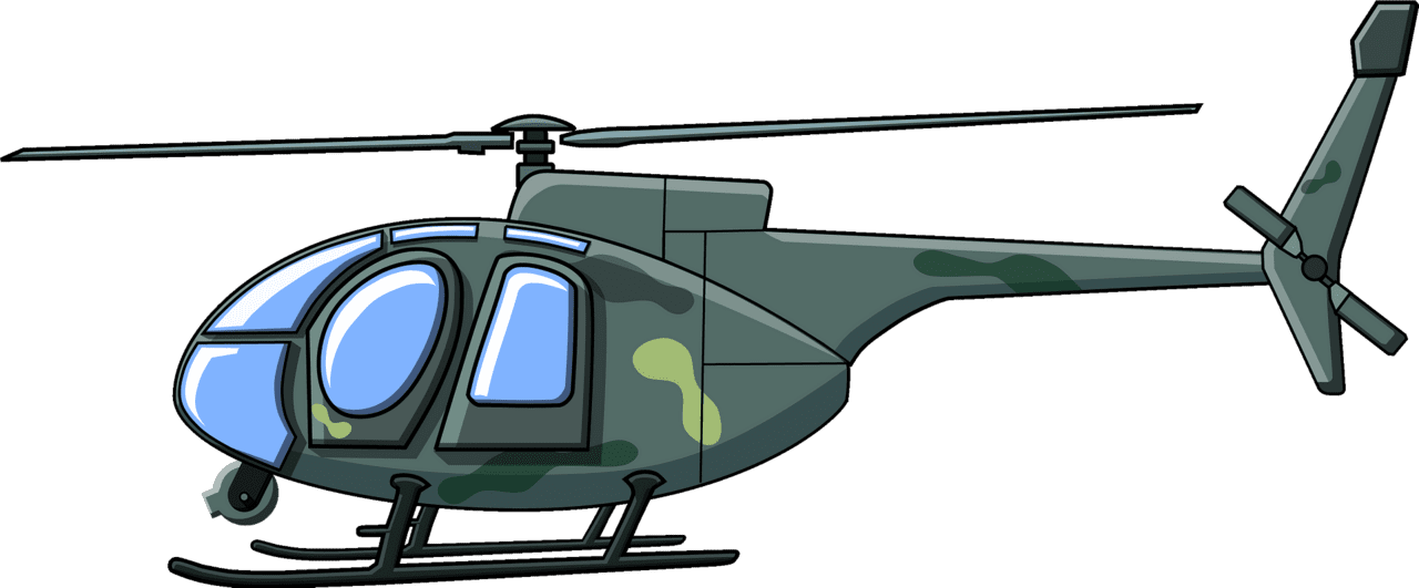 Army helicopter vector clipart images