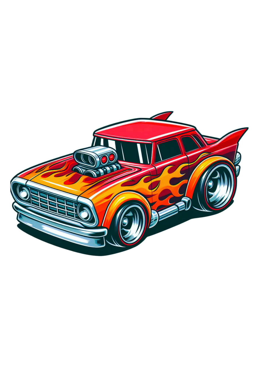 Monster truck hot wheels carro de corrida brinquedo alta velocidade fogo fundo fire art poin clipart background