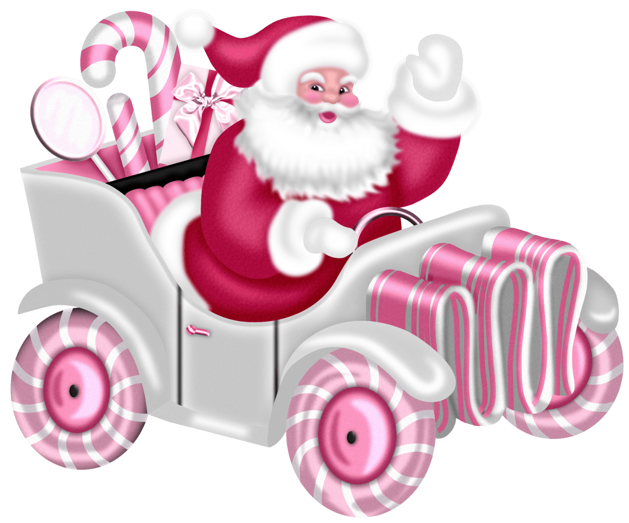 Santa claus hat pin page clipart transparent