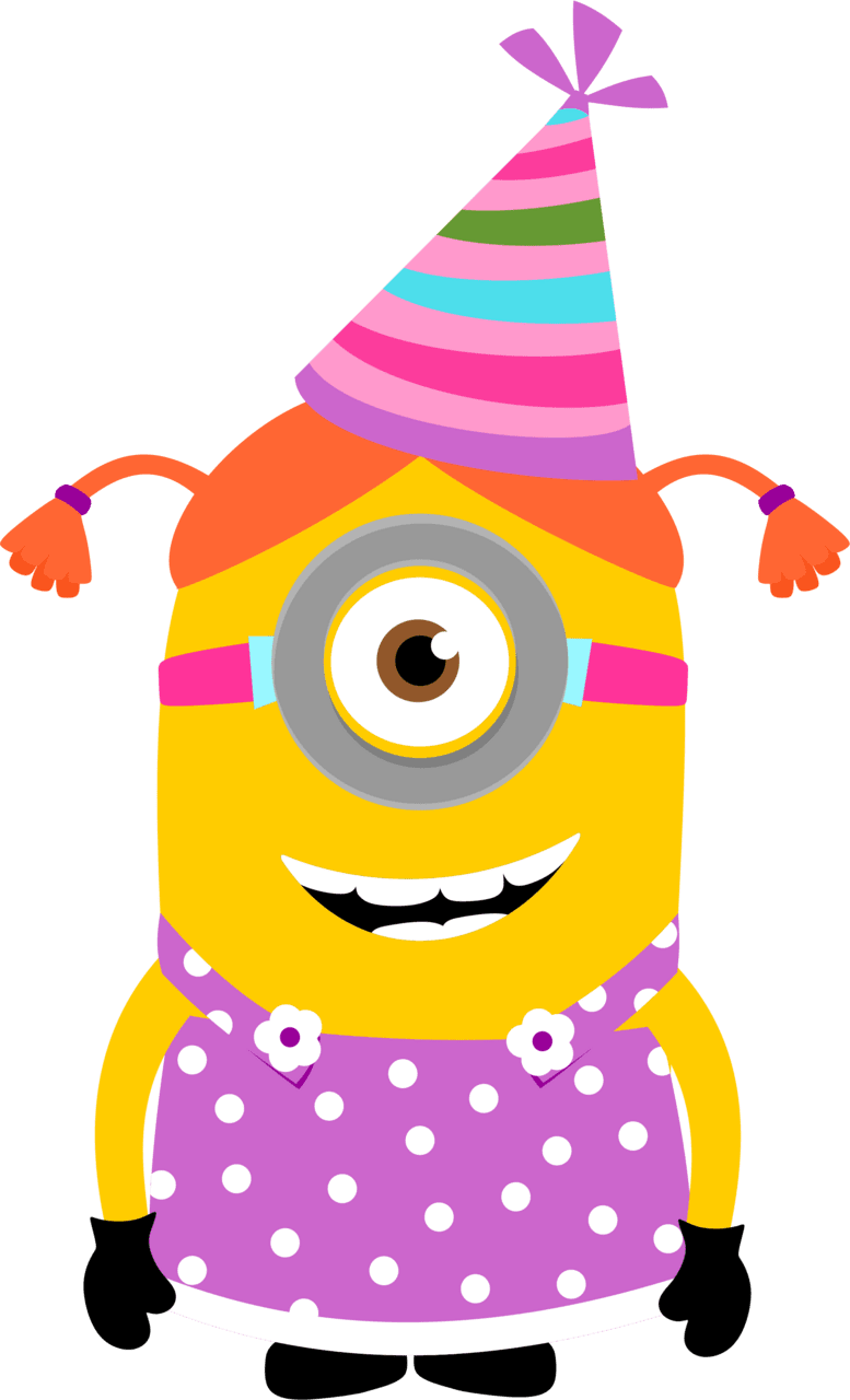 Minion pin page clipart vector 2