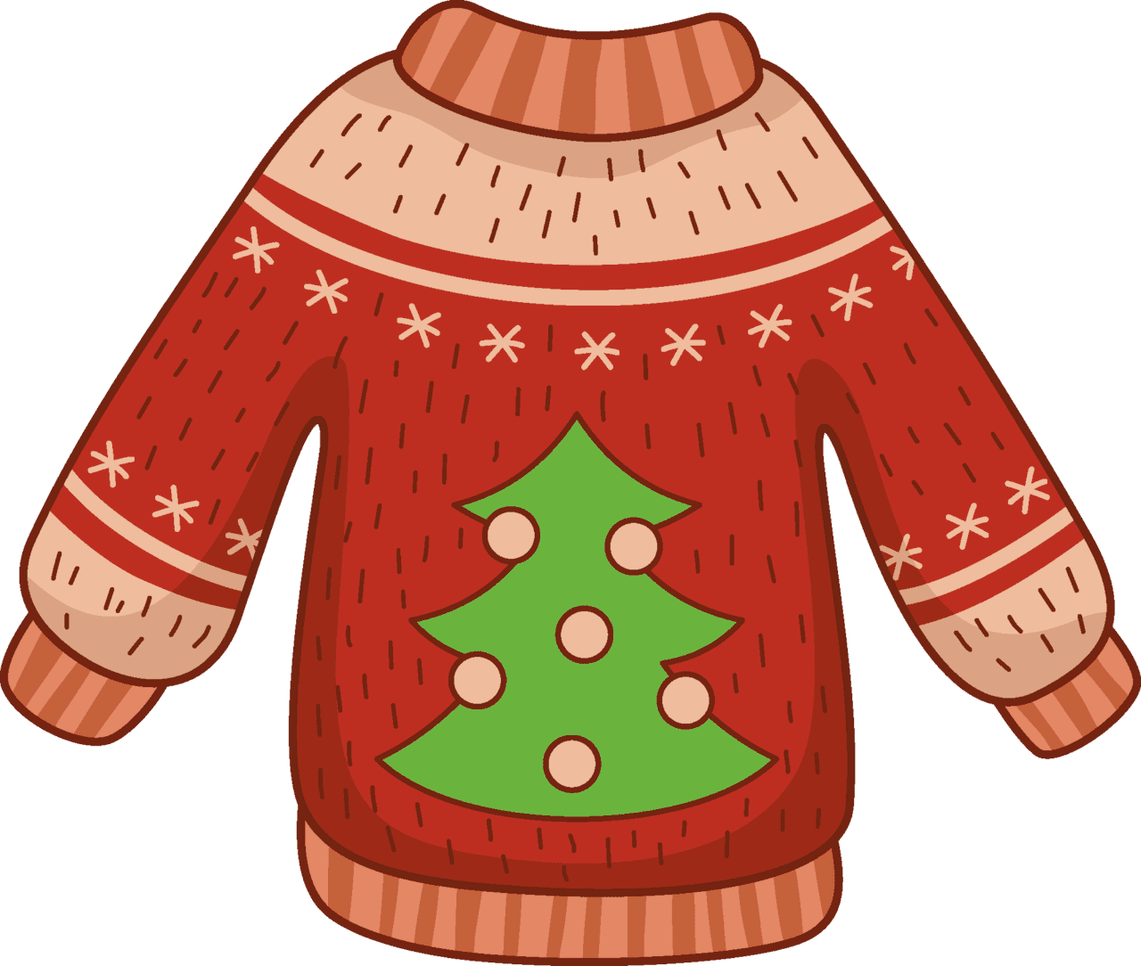 Ugly sweater christmas clipart images