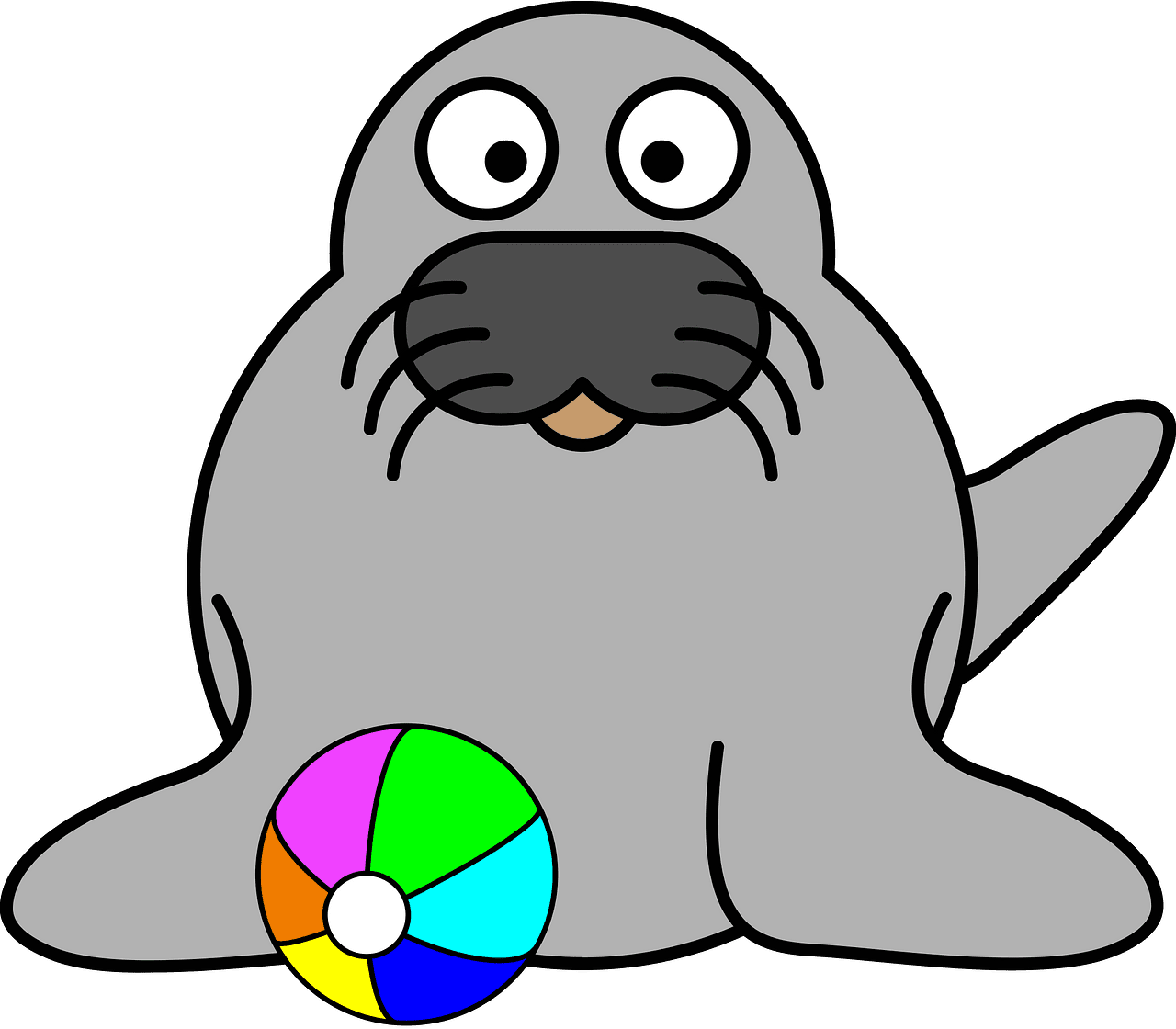 Seal vector clipart images 2