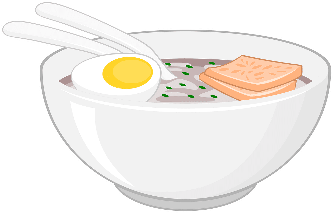 Bowl of soup vector clipart images 6
