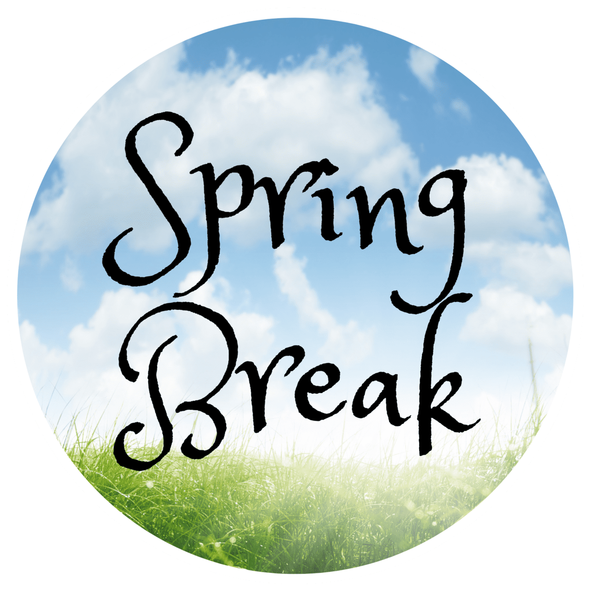 Spring break march april west valley occupational center clipart picture