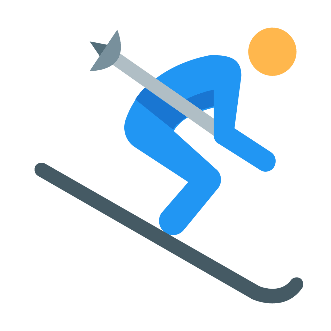 Ski ing image size clipart