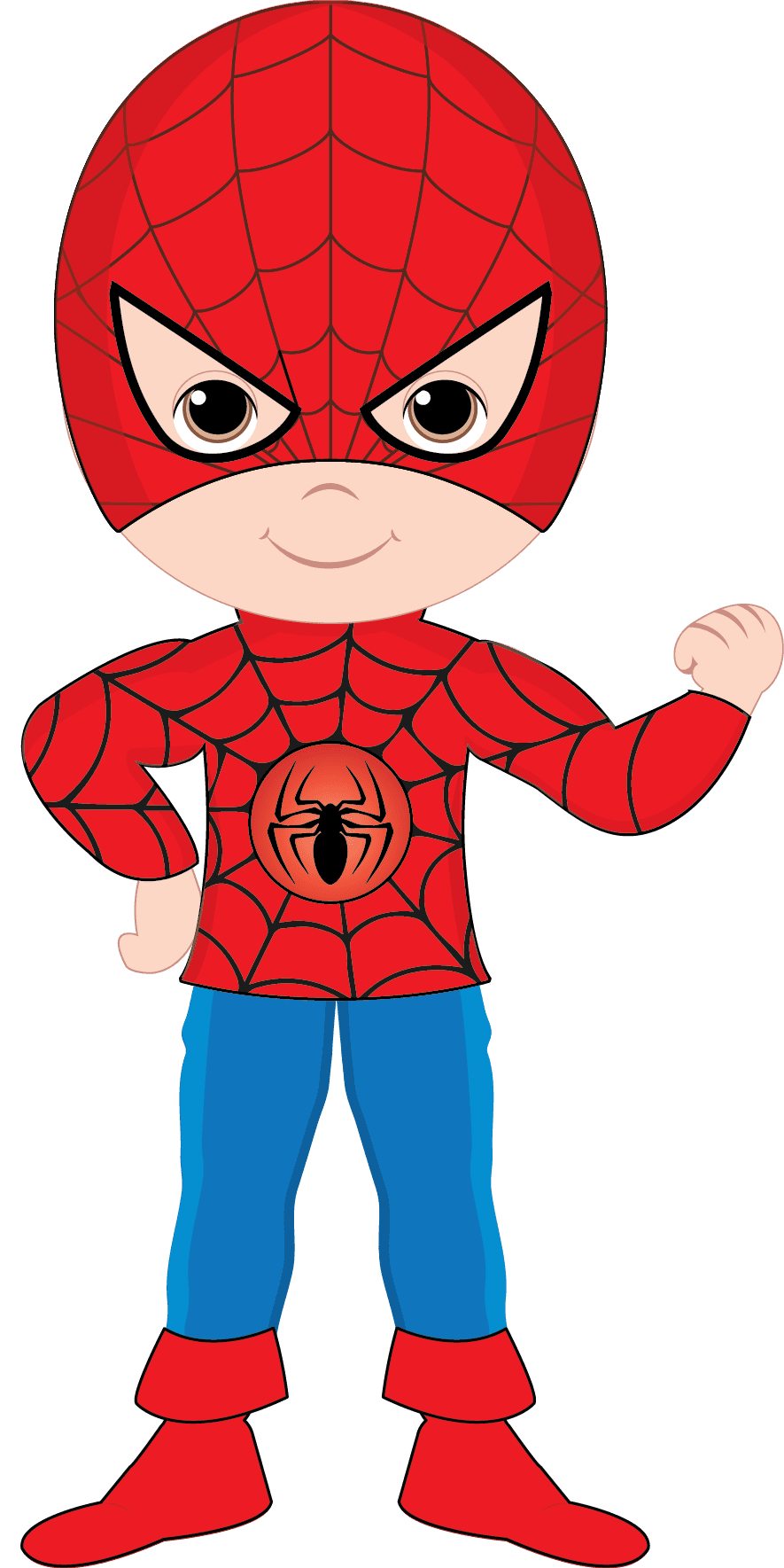 Spider man pin page clipart logo 2